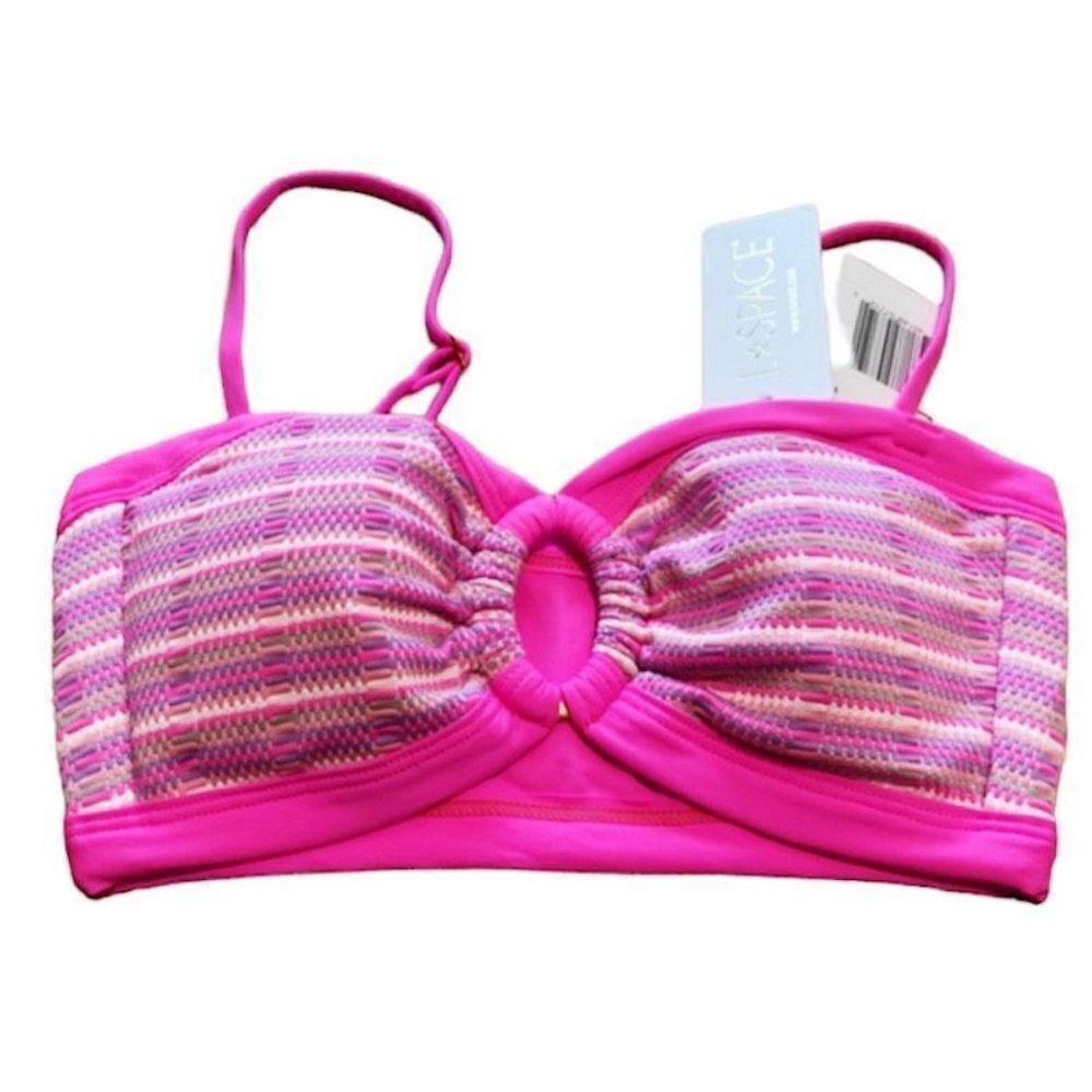 L*Space Maya Bikini Swim top Pink Size Small